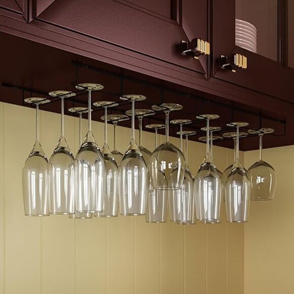 Napa Other - Set of 2 Under Cabinet Stemware Rack Black